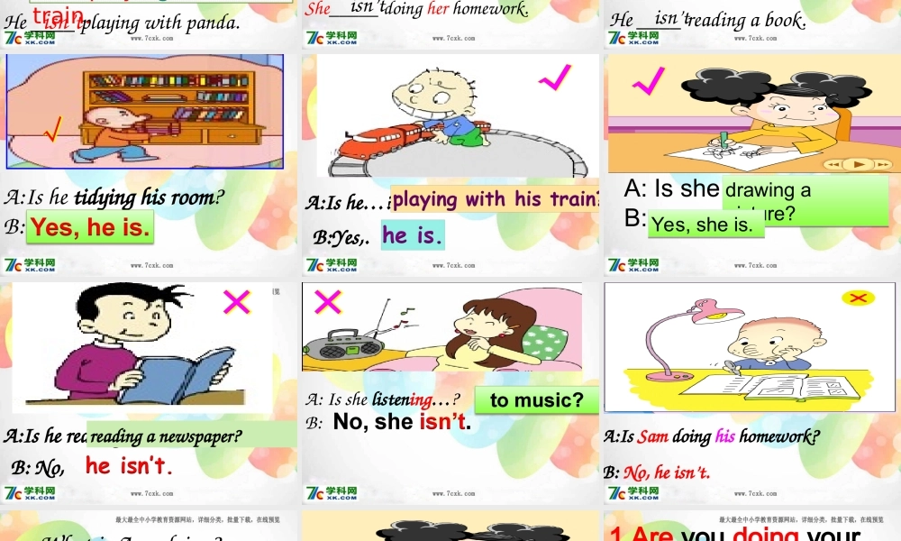 外研版（一起）二下Module 3《Unit 2 Are you doing your homework》ppt课件1.ppt