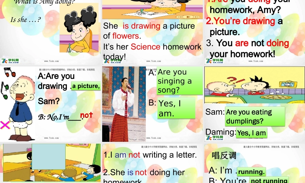 外研版（一起）二下Module 3《Unit 2 Are you doing your homework》ppt课件1.ppt