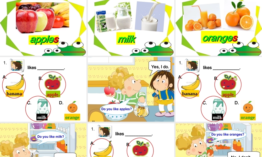 Module 3《Unit 1 Do you like bananas》ppt课件2.ppt