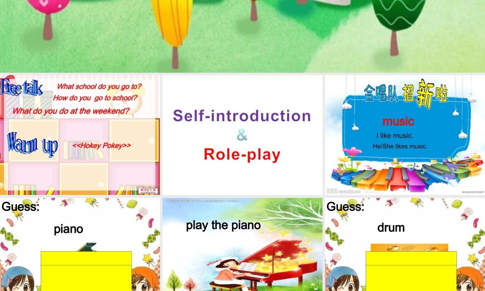Module 8《Unit 2 Does he play the piano》ppt课件1.ppt
