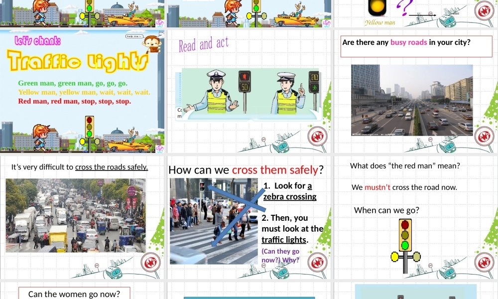 牛津译林苏教版小学英语六下《Unit 4 Road safety 》PPT课件 (2).pptx