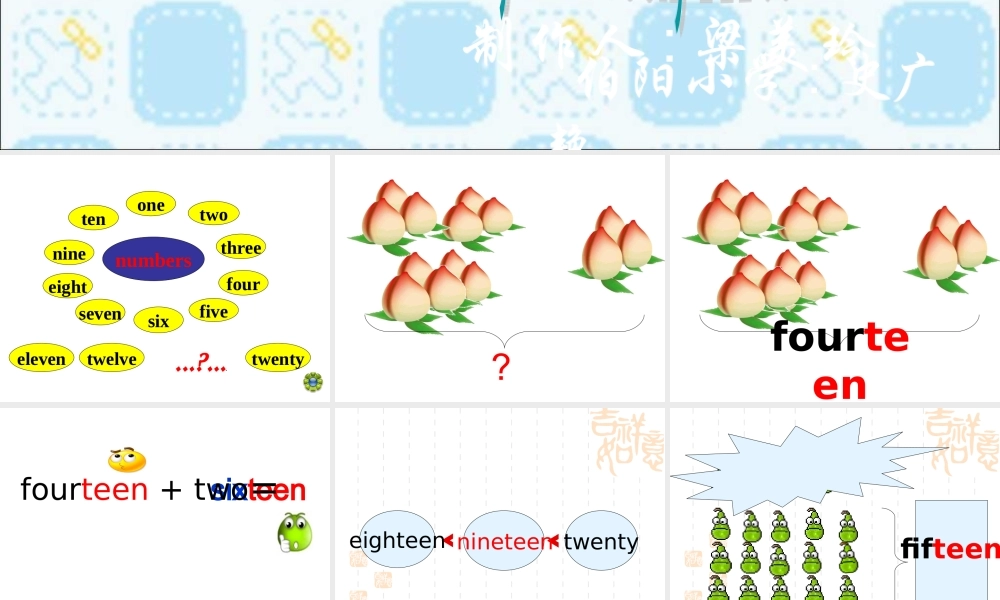 外研版一起小学英语三下《Module 4Unit 2 Thirteen,fourteen,fifteen...》PPT课件 (4).ppt