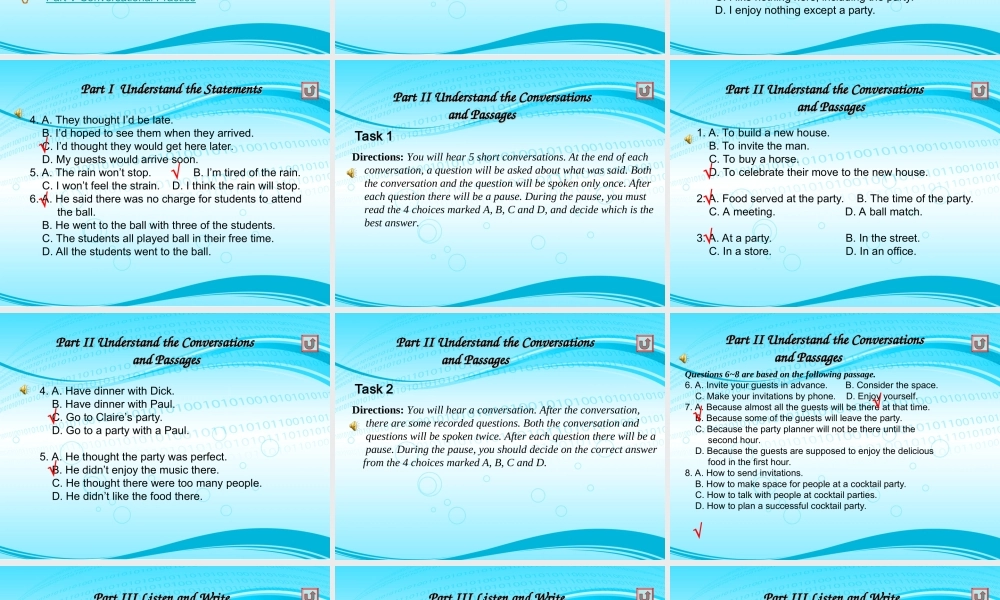 牛津译林苏教版小学英语六下《Unit 5 A party 》PPT课件 (1).ppt