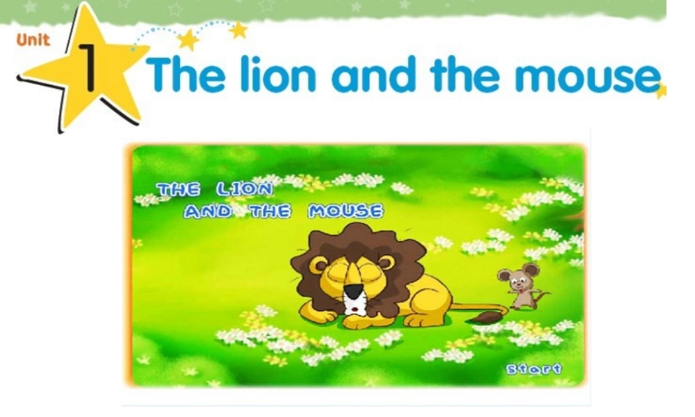 牛津译林苏教版小学英语六下《Unit 1 The lion and the mouse 》PPT课件 (1).ppt