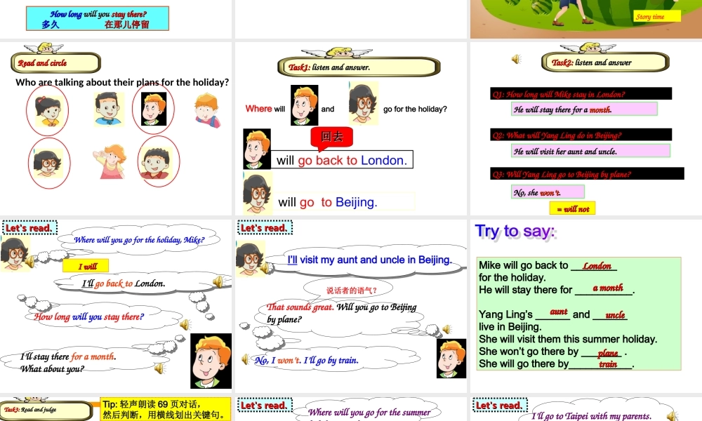 牛津译林苏教版小学英语六下《Unit 7 Summer holiday plans 》PPT课件 (2).ppt