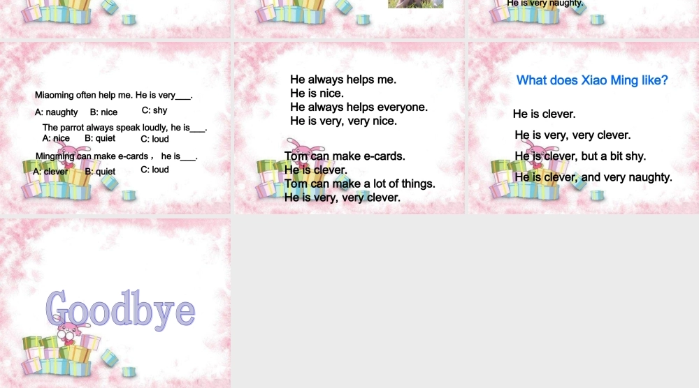 外研版一起小学英语三下《Module 1Unit 1 She’s very nice.》PPT课件 (3).ppt