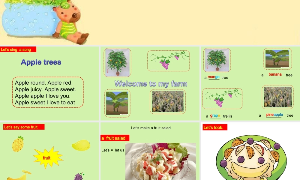 （译林版） 四年级英语上册《Unit 2 Let's make a fruit salad》ppt课件11.ppt
