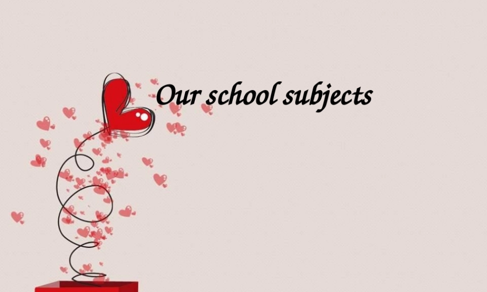 江苏译林版四年级英语下册《unit 1 our school subjects》ppt课件5.ppt