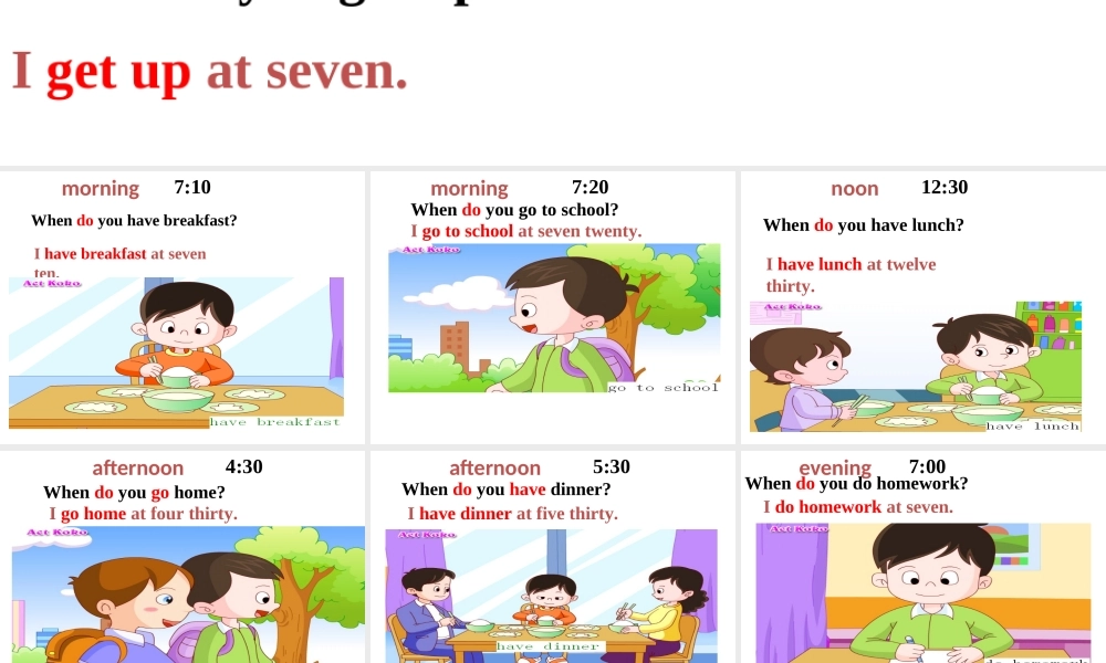 江苏译林版四年级英语下册《unit 3 my day》ppt课件5.ppt