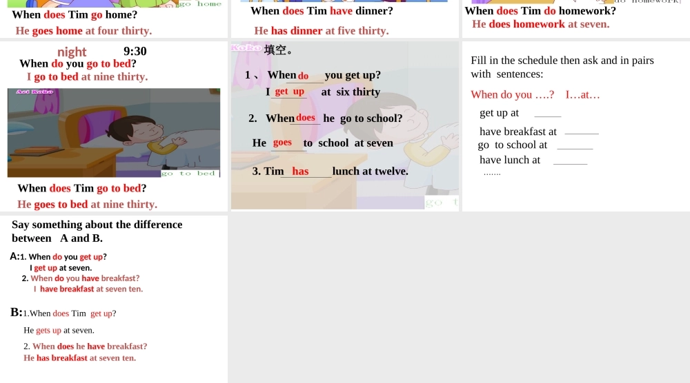 江苏译林版四年级英语下册《unit 3 my day》ppt课件5.ppt