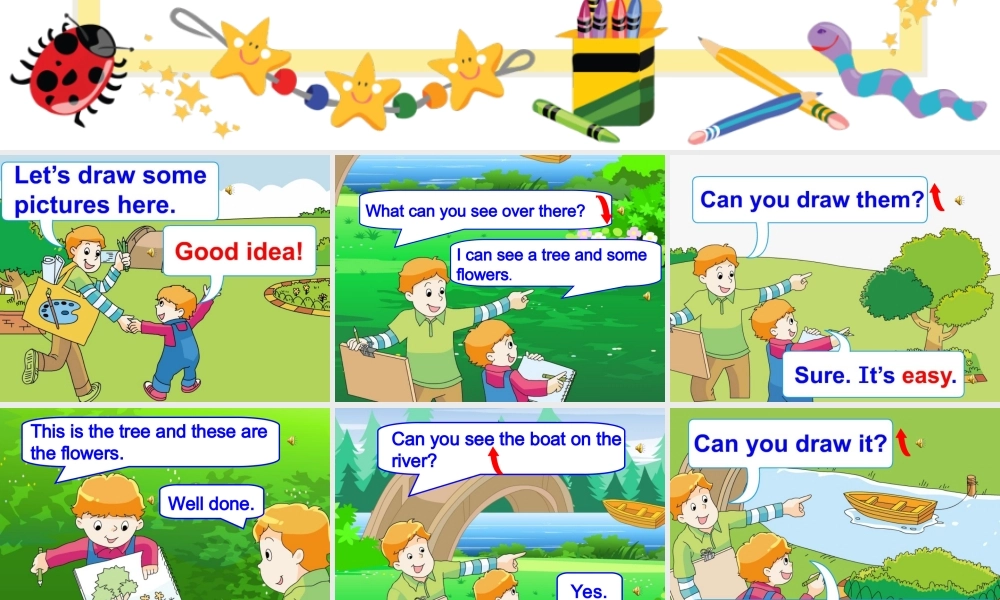 江苏译林版四年级英语下册《unit 4 drawing in the park》ppt课件7.ppt