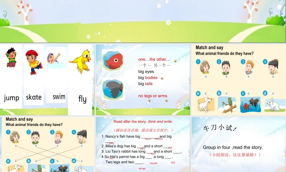 （译林版） 五年级英语上册 《Unit 3 Our animal friends》ppt课件2.ppt
