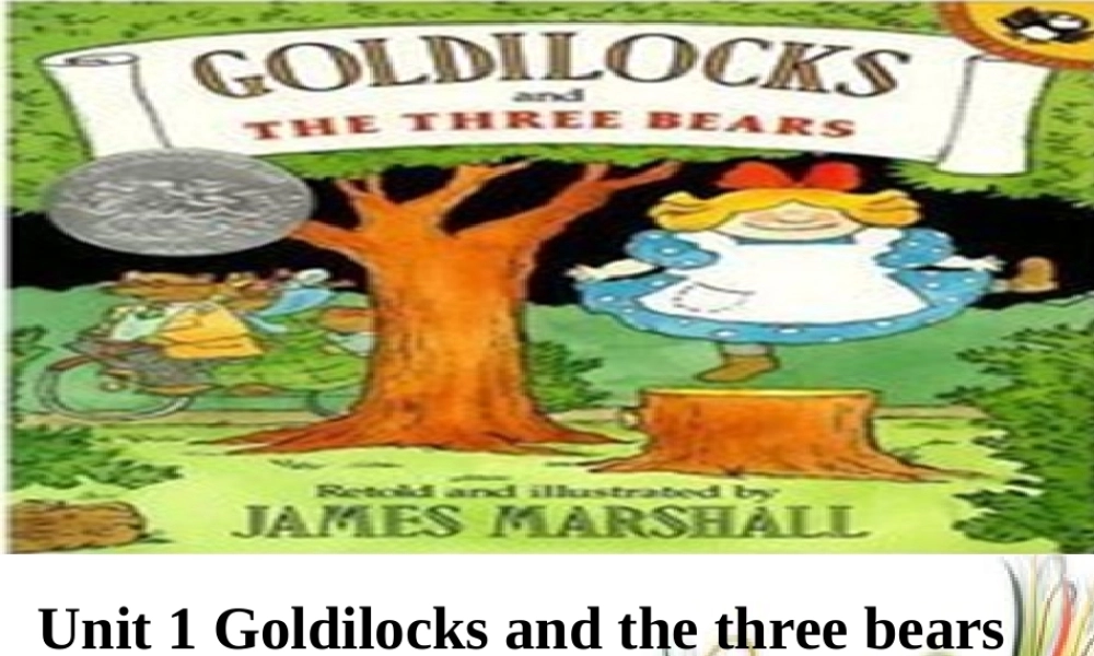 （译林版） 五年级英语上册 《Unit 1 Goldilocks and the three bears》ppt课件2.ppt