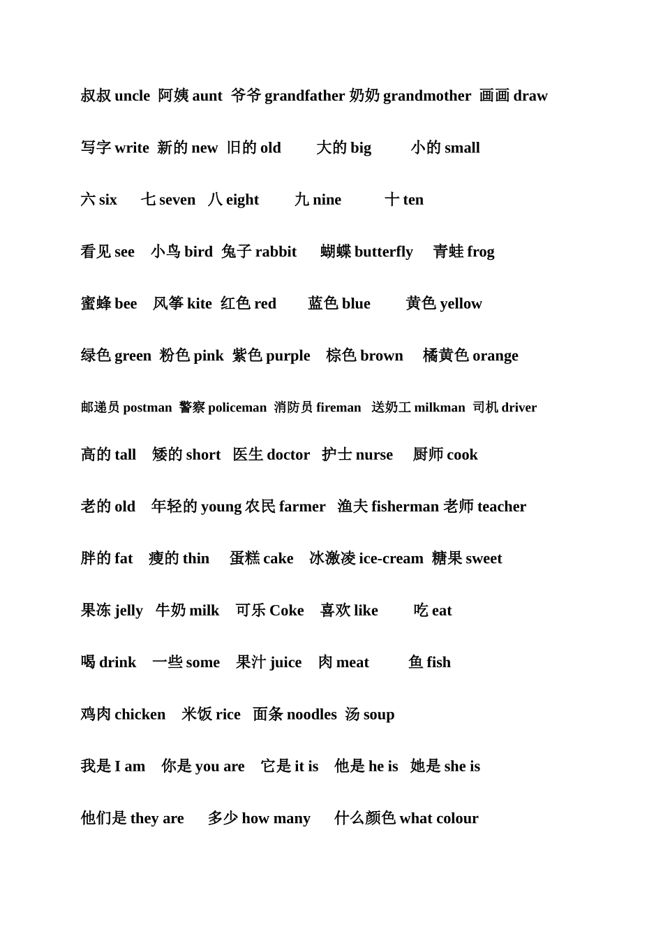 上海牛津1B英语单词及句子.doc_第1页