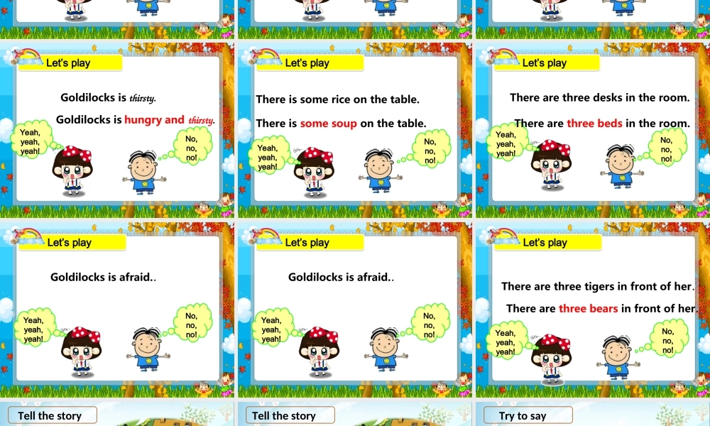 （译林版） 五年级英语上册 《Unit 1 Goldilocks and the three bears》ppt课件1.ppt