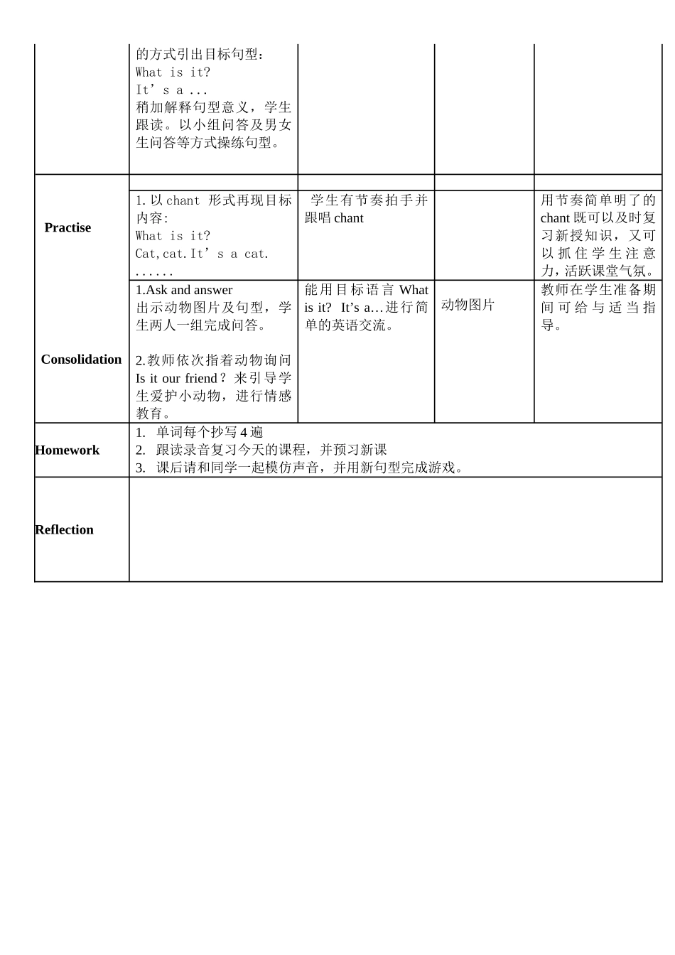 【沪教牛津版（三起）】三年级上册英语教案 Unit-11-Small-animals2.doc_第2页