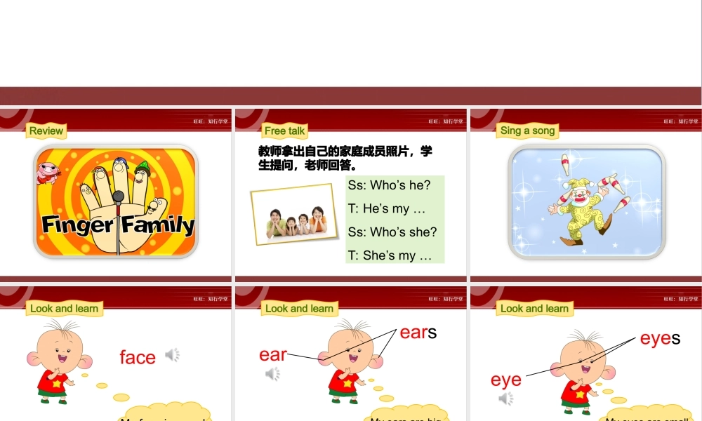 牛津上海版三上Unit 6《Me》（第1课时）ppt课件[旺旺：知行学堂].ppt