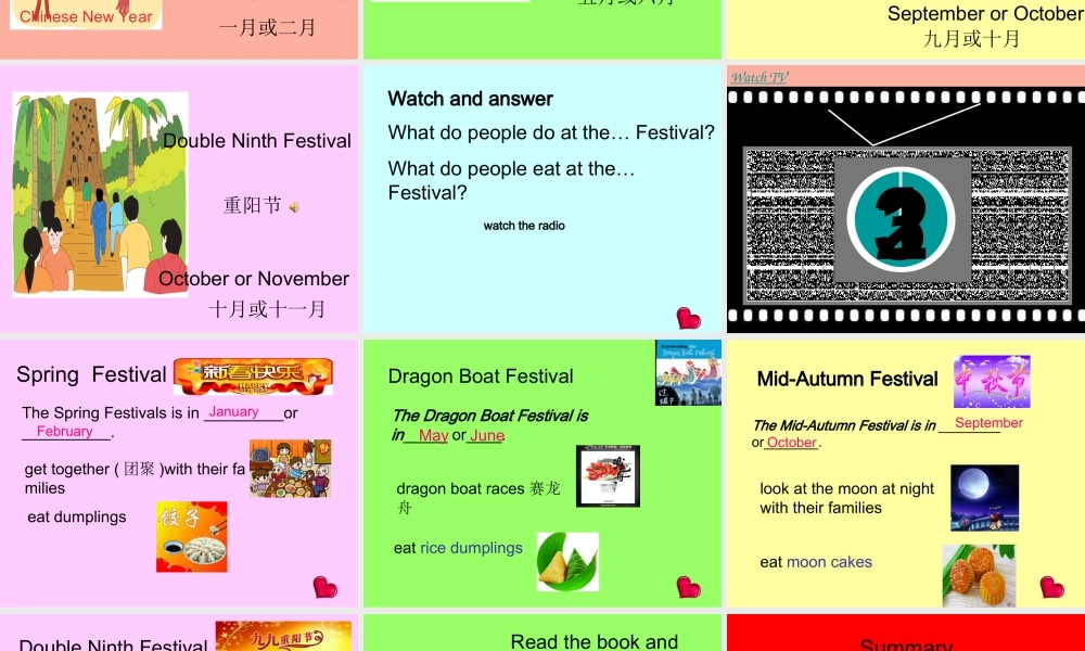 牛津译林版小学英语五下《Unit 7 Chinese festivals》PPT课件 (1).ppt