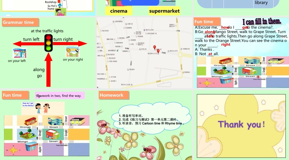 牛津译林版小学英语五下《Unit 3 Asking the way》PPT课件 (2).ppt