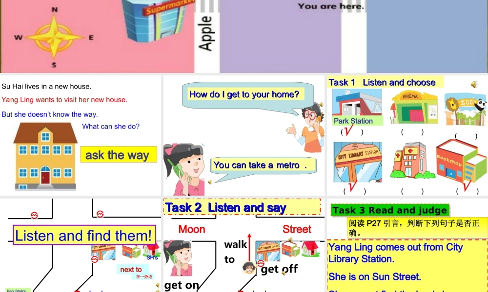 牛津译林版小学英语五下《Unit 3 Asking the way》PPT课件 (3).ppt