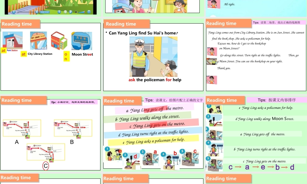 牛津译林版小学英语五下《Unit 3 Asking the way》PPT课件 (4).ppt