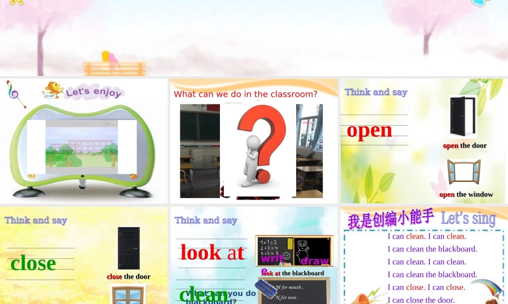 unit 7 in the classroom第2课时.ppt