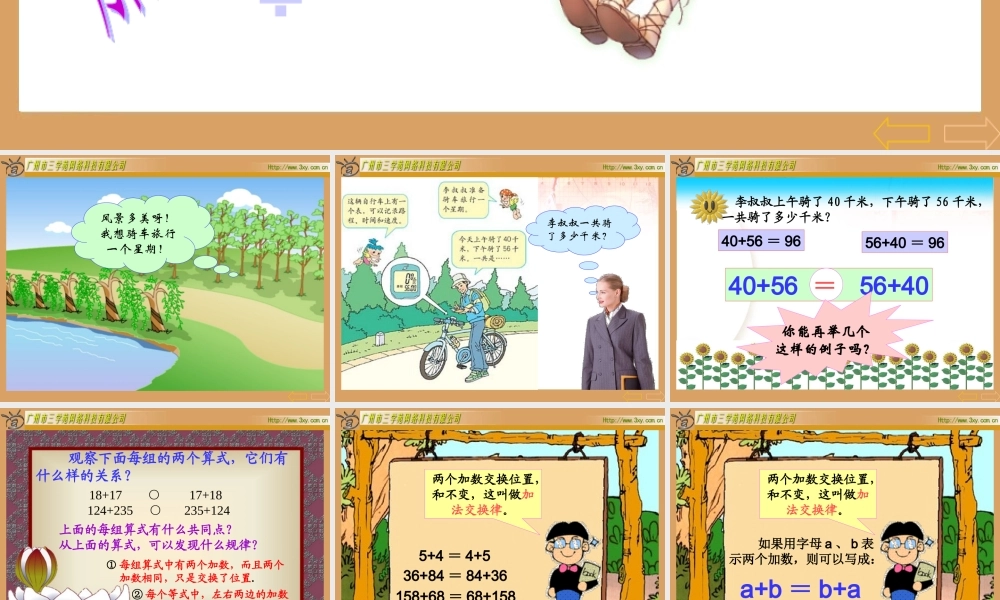 沪教小学数学四上《4.6运算定律》PPT课件.ppt