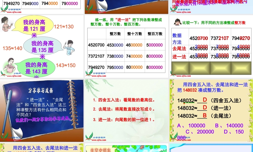 沪教小学数学四上《6.1大数与凑整》PPT课件 (7).ppt