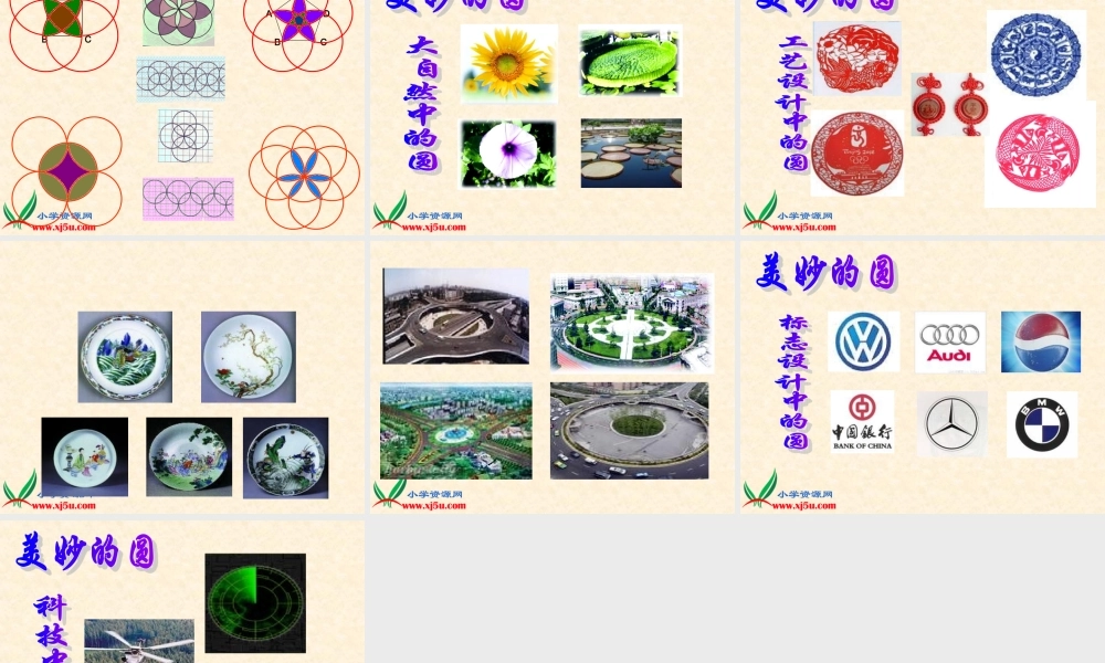 沪教小学数学四上《5.1圆的初步认识》PPT课件 (1).ppt