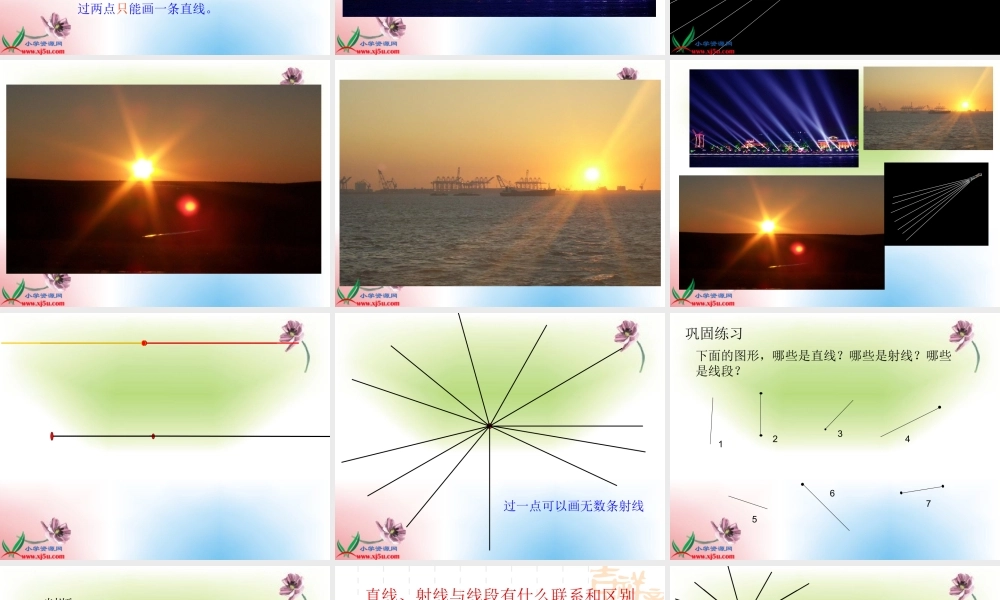 沪教小学数学四上《4.6运算定律》PPT课件 直线 射线 角 (2).ppt