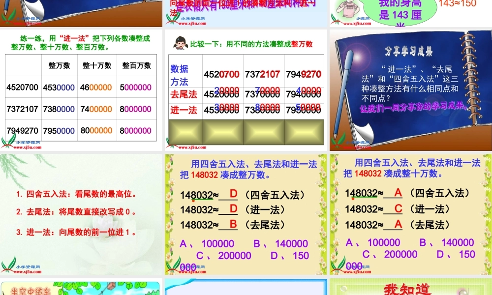 沪教小学数学四上《6.1大数与凑整》PPT课件 (2).ppt