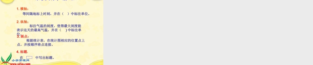 沪教小学数学四下《3.2折线统计图的画法》PPT课件 (1).ppt