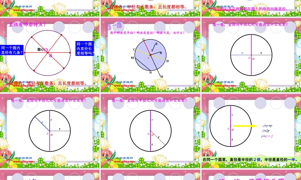 沪教小学数学四上《5.1圆的初步认识》PPT课件 (2).ppt