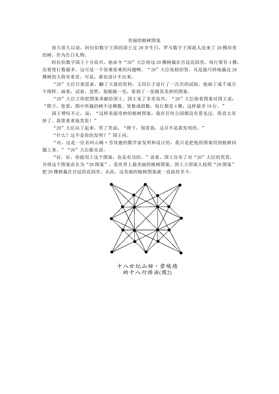 美丽的植树图案.docx_第1页