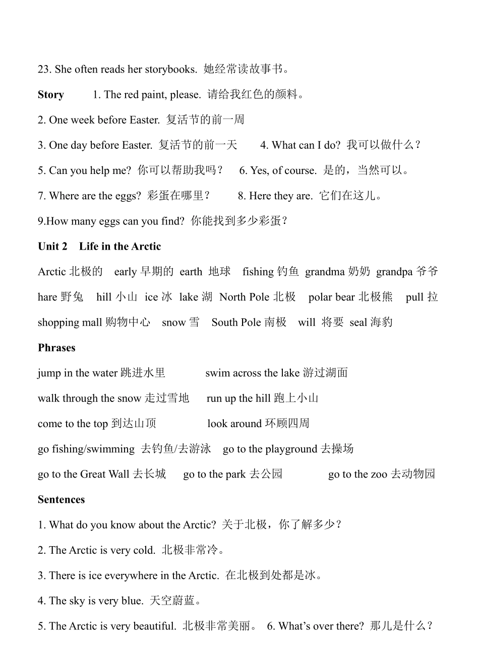 五年级下册英语剑桥Join in知识要点汇总(3).pdf_第3页