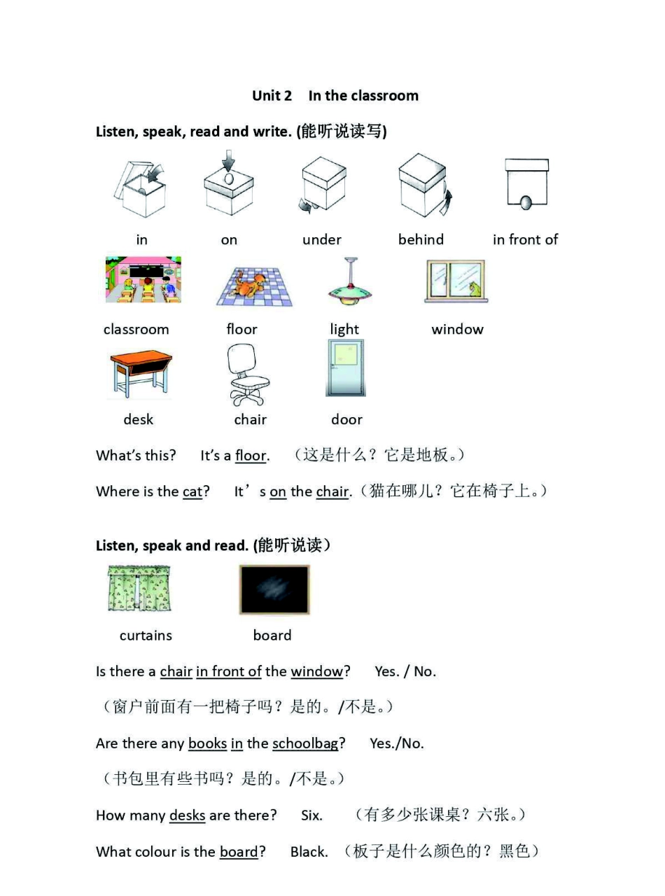 四年级上册英语Join in知识要点汇总.pdf_第3页