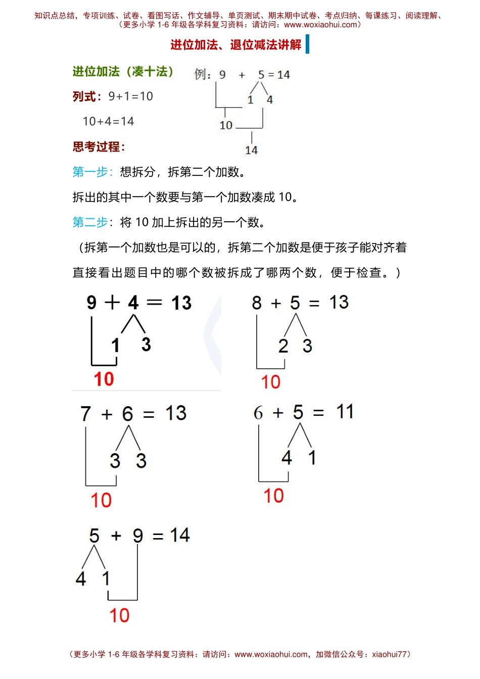 进位加法、退位减法讲解(1).pdf_第1页