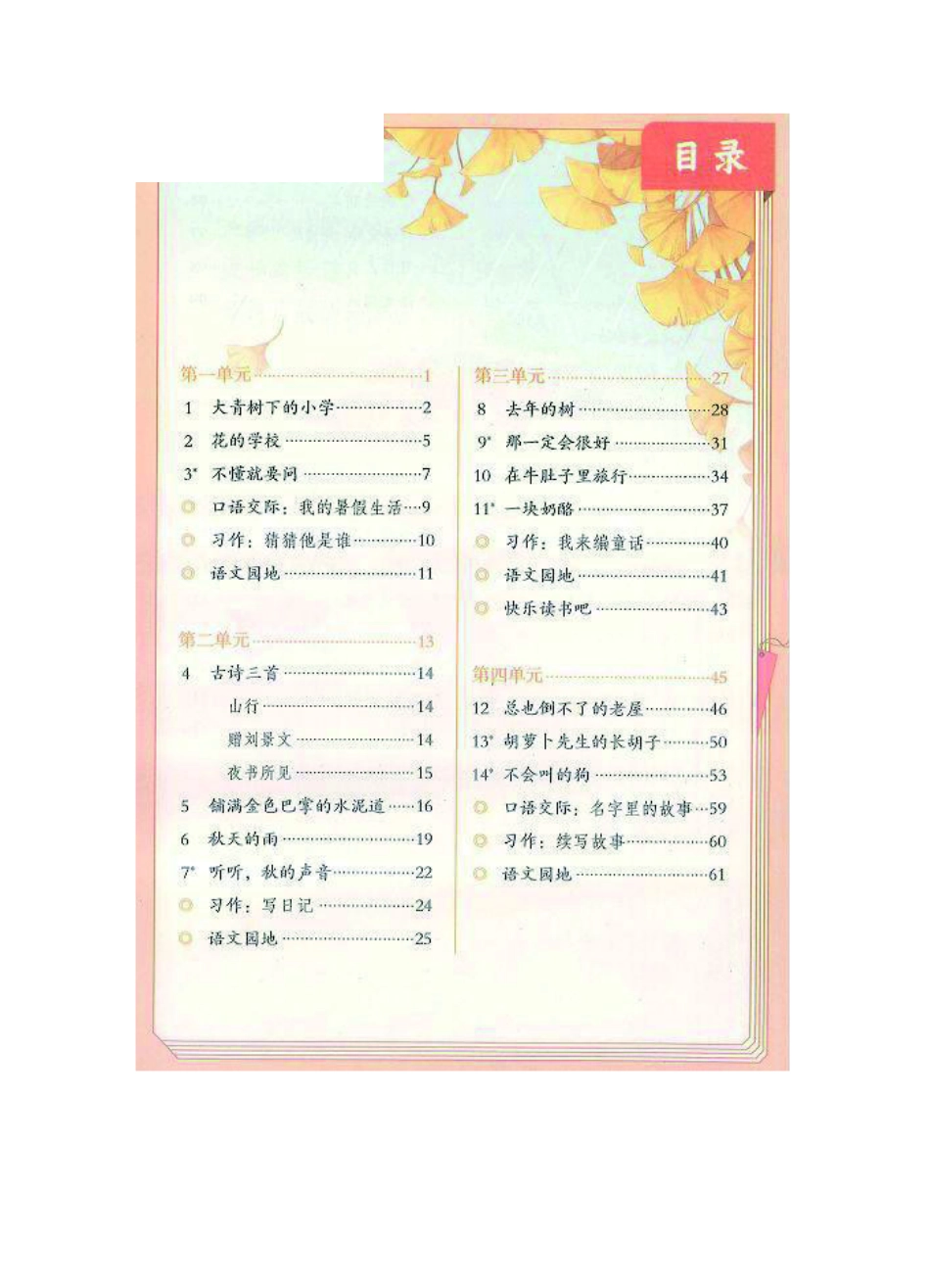 三年级上册语文部编版课堂笔记.pdf_第1页