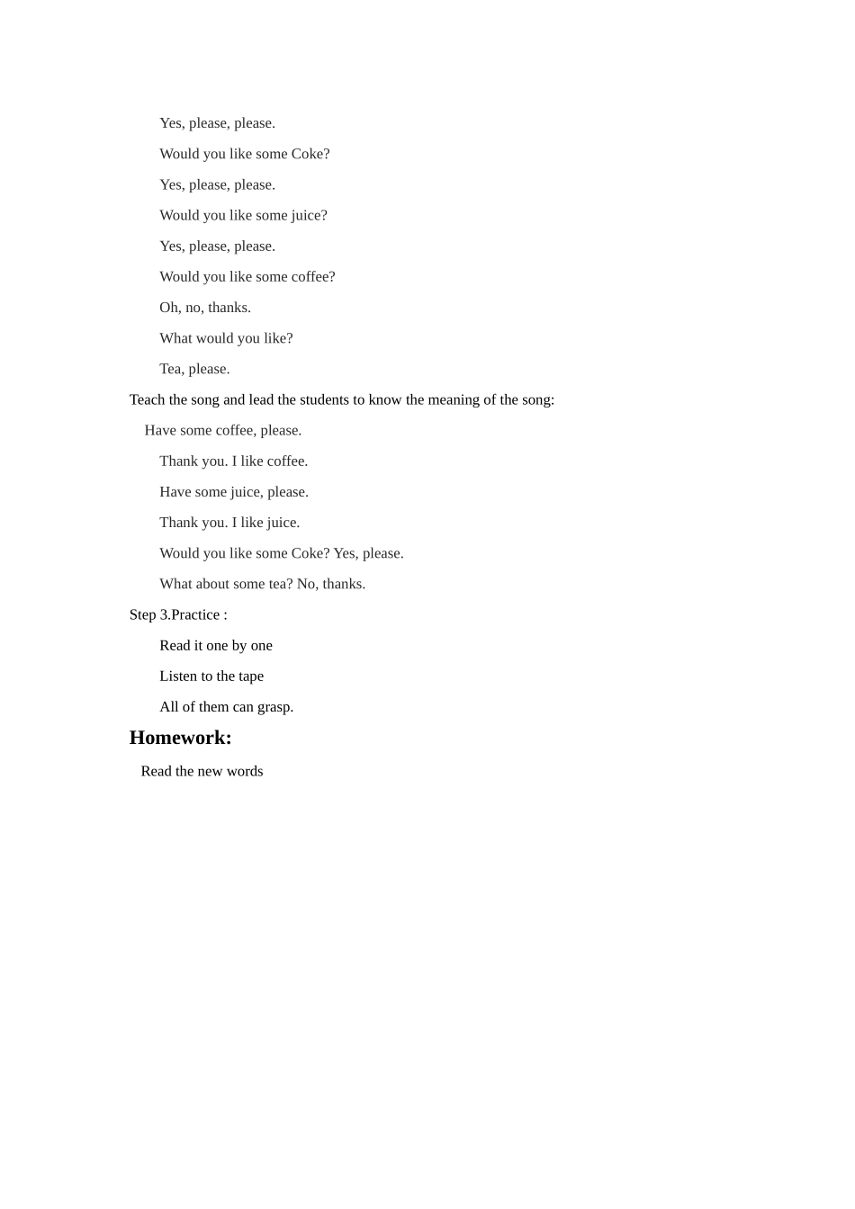 Unit 5 Drink Lesson 3 教案 2.doc_第2页