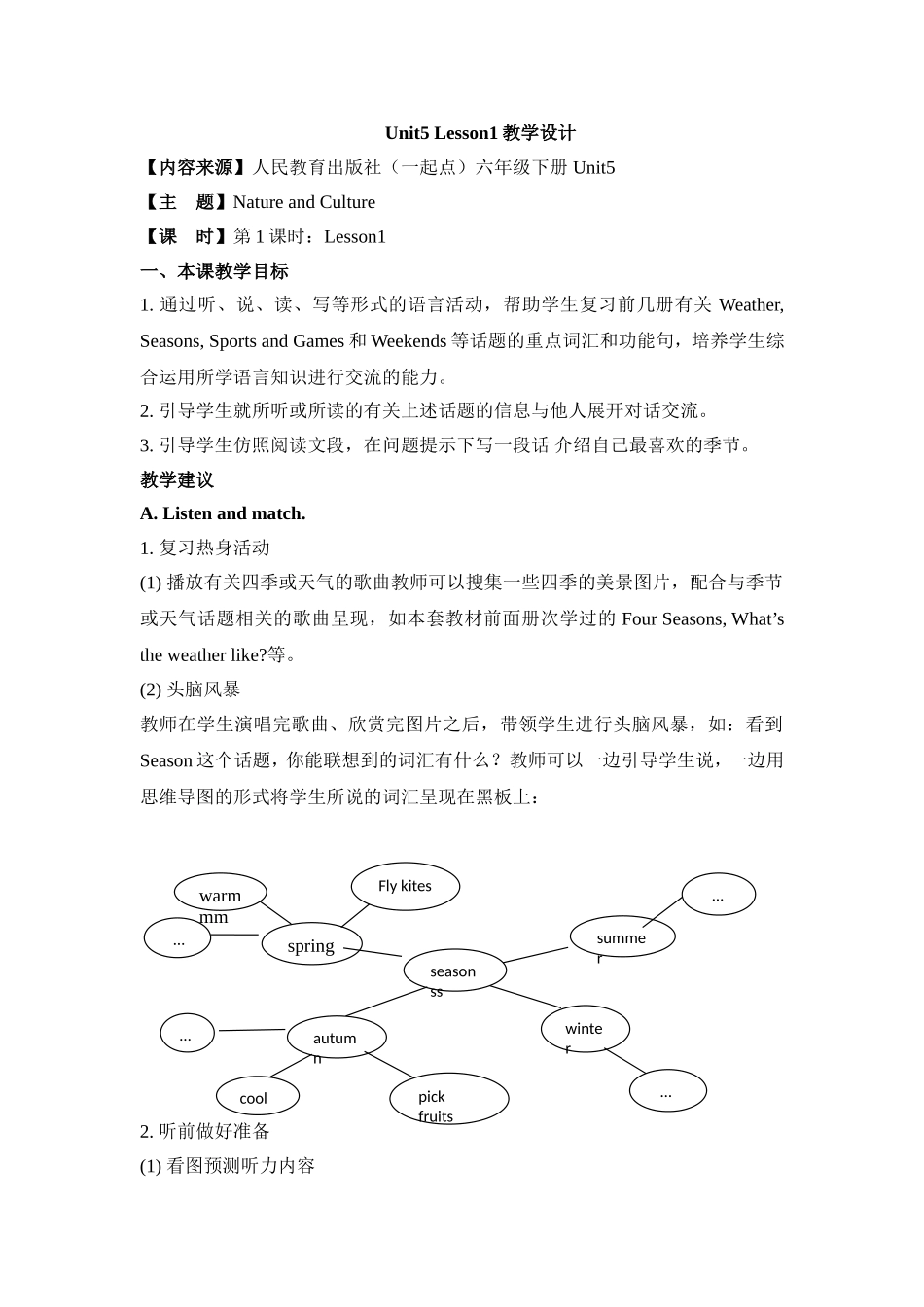 Unit5 Lesson1教学设计.doc_第1页