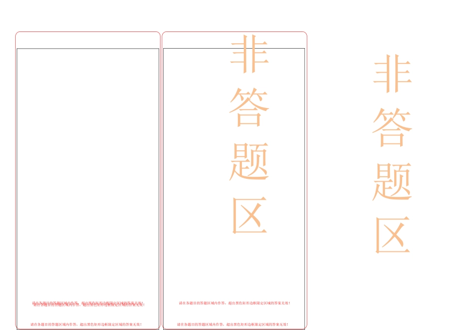 2020年高考押题预测卷03（新课标Ⅰ卷）-物理（答题卡）.doc_第2页