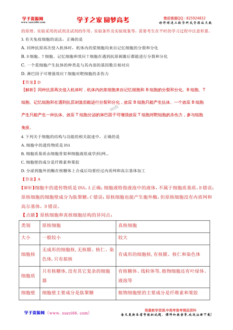 精品解析：【全国百强校word】河北省衡水中学2017届高三最后一卷（十调）理科综合生物试题（解析版）.doc_第2页