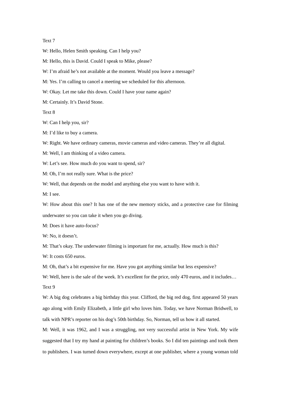 2020年全国2卷、3卷、江苏卷听力原文.docx_第2页