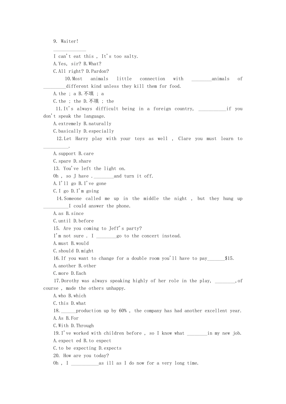 2000年河南高考英语真题及答案.doc_第2页
