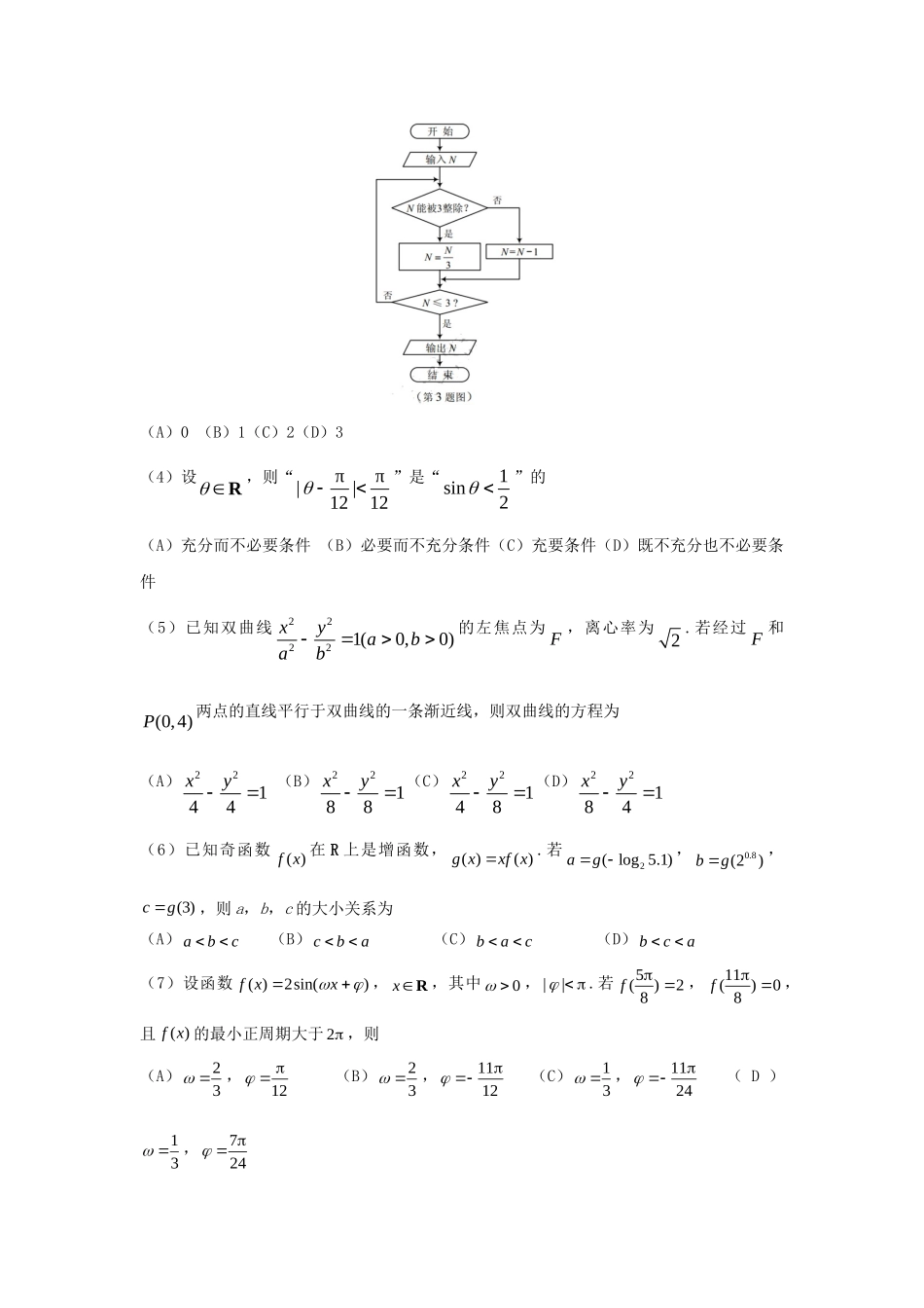 2017年高考数学真题（理科）（天津自主命题）.doc_第2页