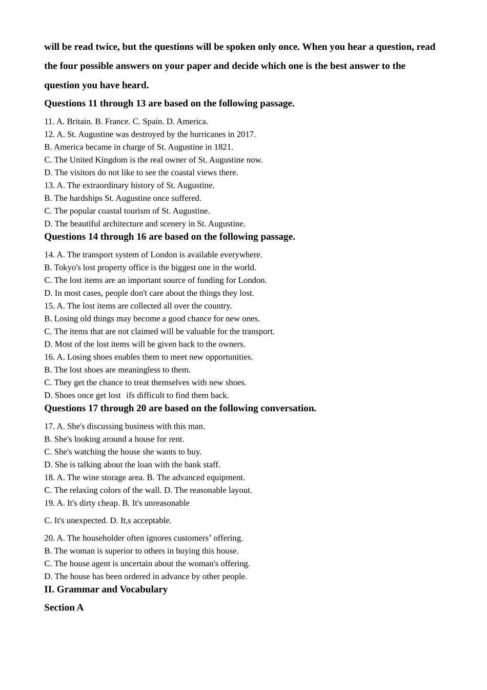 2018年上海高考英语真题（解析版）.doc_第2页