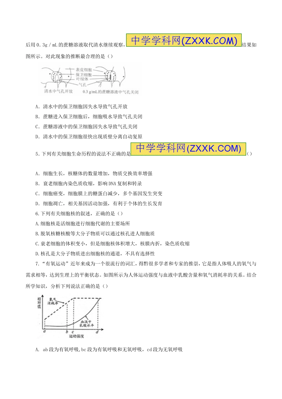 精品解析：【全国百强校首发】河北省衡水中学2020届高三上学期第四次调研考试生物试题解析（原卷版）(1).doc_第2页