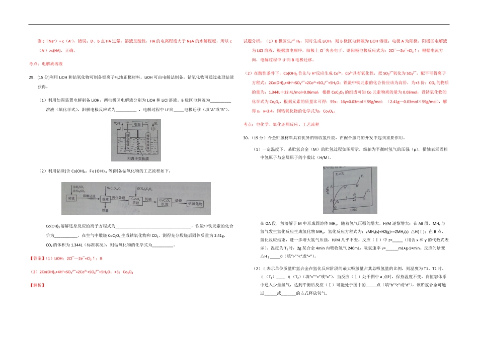 2015年高考真题 化学(山东卷)（含解析版）.pdf_第3页