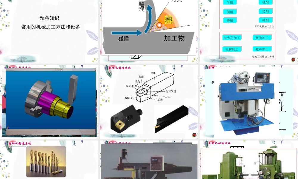 2023年第三自动化制造系统的组成（教学课件）.ppt