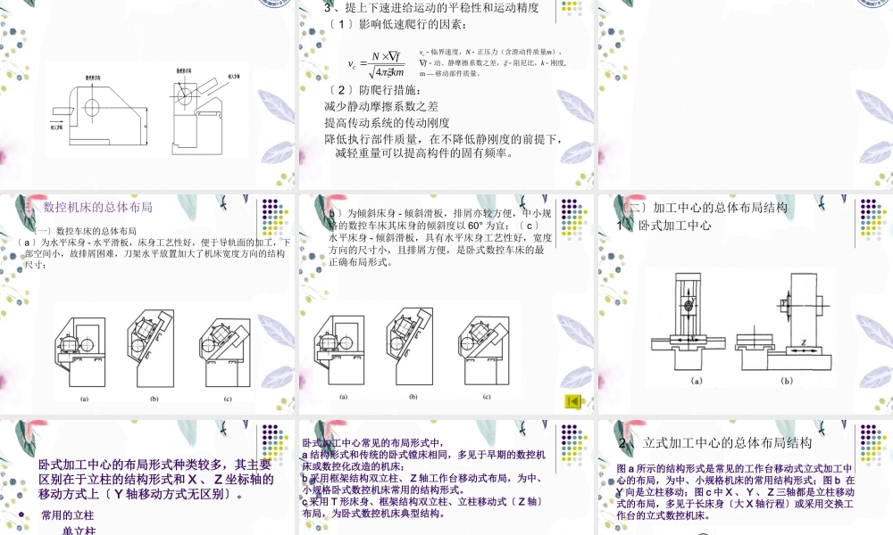 2023年数控机床的机械结构（教学课件）.ppt